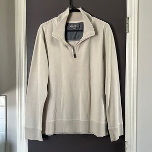Eddie Bauer Khaki Sweater Men’s Large